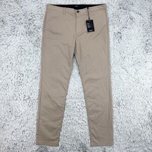 Theory Pants Mens 35.5x31.75 Khaki NWT Zaine Tapir Barrier Twill Chino MSRP:$225